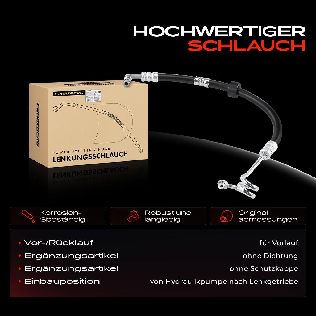1x Servolenkung Schlauch für Mercedes-Benz C-Klasse W202 S202 CLK C208 A208 180 200