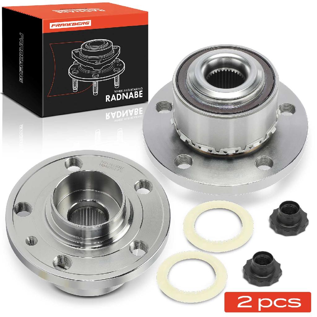 Frankberg 2x Radnabe Radlagersatz Vorderachse beidseitig für VW Polo Taigo T-Cross Audi A1 Allstreet Seat Skoda