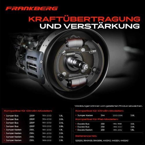 2x Radbremszylinder Hinten für Citroën Jumper Fiat Ducato Peugeot 1994-2006 Bild 2x Radbremszylinder Hinten für Citroën Jumper Fiat Ducato Peugeot 1994-2006