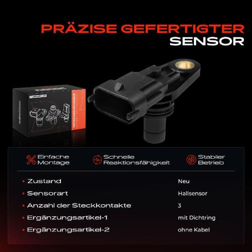 1x Nockenwellenposition Sensor für Saab 9-3 YS3F Opel Insignia A Bild 1x Nockenwellenposition Sensor für Saab 9-3 YS3F Opel Insignia A