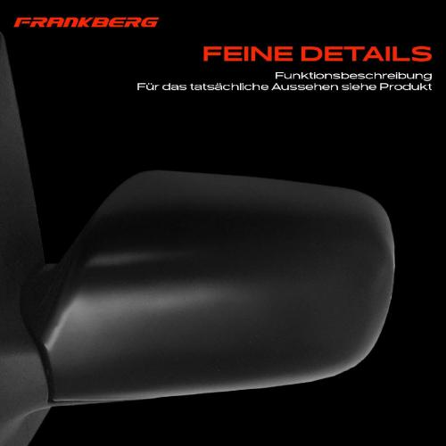 Frankberg 1x Außenspiegel Links für Toyota Yaris Verso P1 P2 1.0L 1.3L 1.4L 1.5L 2003-2005 Bild Frankberg 1x Außenspiegel Links für Toyota Yaris Verso P1 P2 1.0L 1.3L 1.4L 1.5L 2003-2005