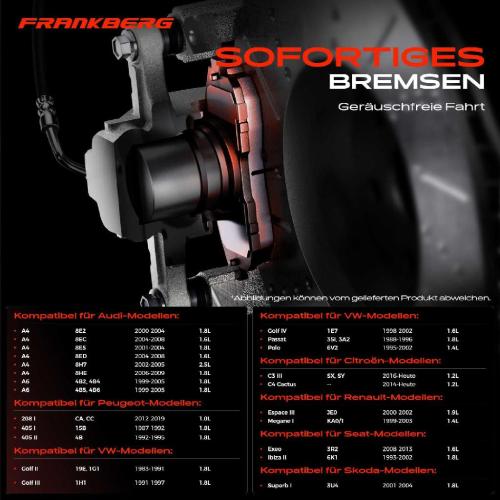 4x Bremsbeläge Hinterachse für VW Corrado Golf Variant IV Jetta Passat Polo Classic Scirocco Vento Bild 4x Bremsbeläge Hinterachse für VW Corrado Golf Variant IV Jetta Passat Polo Classic Scirocco Vento