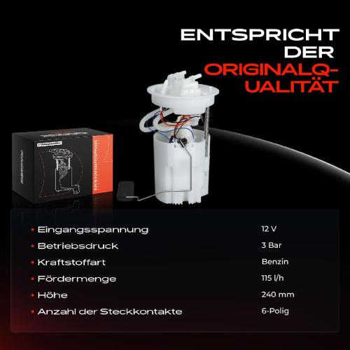 1x Kraftstoffpumpe für Mazda 3 BL 3 Stufenheck 1.6L 2.0L 2.3L 2008-2014 Bild 1x Kraftstoffpumpe für Mazda 3 BL 3 Stufenheck 1.6L 2.0L 2.3L 2008-2014