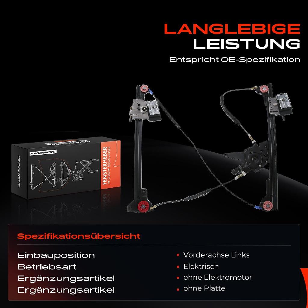 1x Fensterheber Vorne Links für VW Golf III Cabriolet 1993-2002