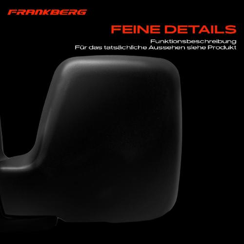 Frankberg 1x Außenspiegel Links für Citroën Jumpy U6U BS BT BY BZ Fiat Scudo Peugeot Expert Bild Frankberg 1x Außenspiegel Links für Citroën Jumpy U6U BS BT BY BZ Fiat Scudo Peugeot Expert