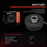 1x Riemenscheibe Kurbelwelle für KIA Pregio Kasten TB 2.7L