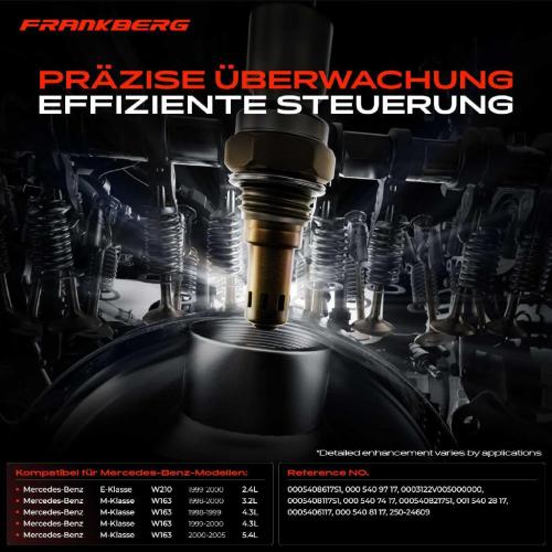 4x Lambdasonde Regelsonde Vor Katalysator für Mercedes-Benz E-Klasse W210 M-Klasse W163 1998-2005 Bild 4x Lambdasonde Regelsonde Vor Katalysator für Mercedes-Benz E-Klasse W210 M-Klasse W163 1998-2005