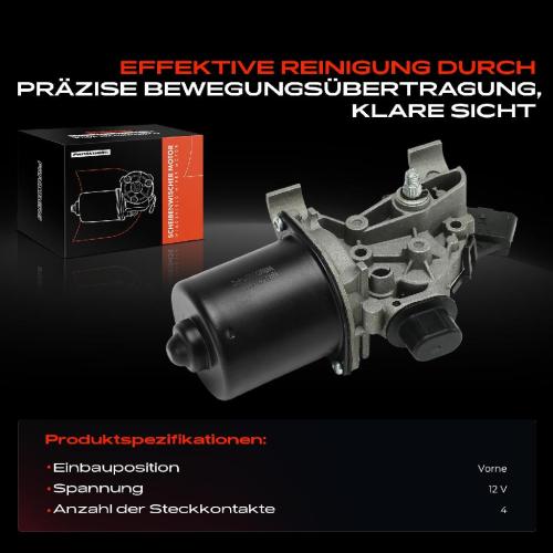 Frankberg 1x Wischermotor Scheibenwischermotor Vorne für Renault Megane 3 DZ0/1 KZ0/1 BZ0/1 Bild Frankberg 1x Wischermotor Scheibenwischermotor Vorne für Renault Megane 3 DZ0/1 KZ0/1 BZ0/1