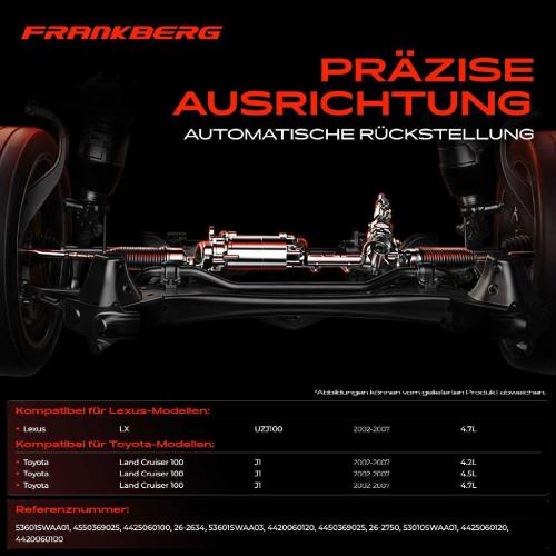 1x Lenkgetriebe Servolenkgetriebe für Toyota Land Cruiser 100 J1 Lexus LX 470 UZJ100 2002-2007 Bild 1x Lenkgetriebe Servolenkgetriebe für Toyota Land Cruiser 100 J1 Lexus LX 470 UZJ100 2002-2007