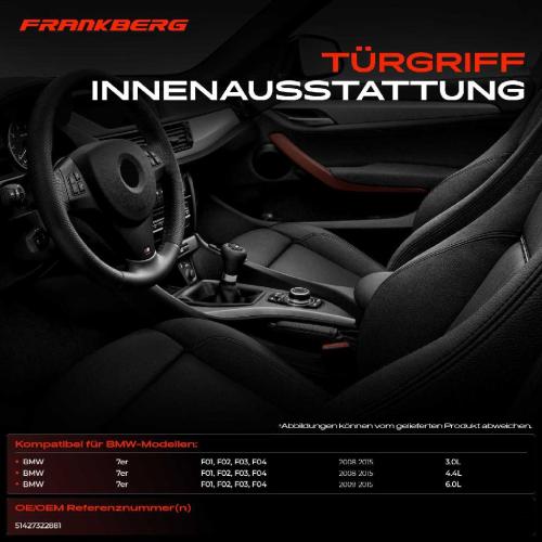 1x Türgriff Innenausstattung Hinten Links für BMW 7er 730d 740d 740i 750i Bild 1x Türgriff Innenausstattung Hinten Links für BMW 7er 730d 740d 740i 750i