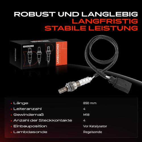 Frankberg 1x Lambdasonde Regelsonde Vor Katalysator für VW Polo Stufenheck Jetta IV UP! Skoda Roomster Rapid Seat Bild Frankberg 1x Lambdasonde Regelsonde Vor Katalysator für VW Polo Stufenheck Jetta IV UP! Skoda Roomster Rapid Seat