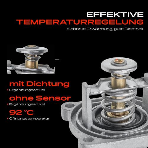 Frankberg 1x Thermostat Kühlmittel für Opel Astra H Corsa D Insignia A Saab 2005-2017 Bild Frankberg 1x Thermostat Kühlmittel für Opel Astra H Corsa D Insignia A Saab 2005-2017