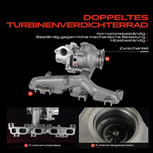 Frankberg 1x Turbolader Abgaskrümmer Einheit für Alfa Romeo Giulietta Fiat 500L 500X Doblo Cargo Jeep Opel Bild Frankberg 1x Turbolader Abgaskrümmer Einheit für Alfa Romeo Giulietta Fiat 500L 500X Doblo Cargo Jeep Opel