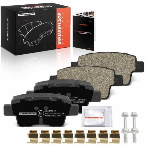 Frankberg 4x Bremsbeläge Hinterachse für Fiat Grande Punto Evo Opel Corsa D Kasten/Schrägheck 2005-2014 Bild Frankberg 4x Bremsbeläge Hinterachse für Fiat Grande Punto Evo Opel Corsa D Kasten/Schrägheck 2005-2014