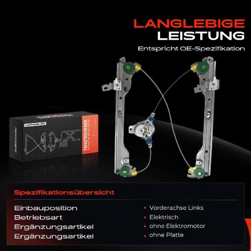 1x Fensterheber Vorne Links für Nissan Qashqai I J10 JJ10E NJ10 Bild 1x Fensterheber Vorne Links für Nissan Qashqai I J10 JJ10E NJ10