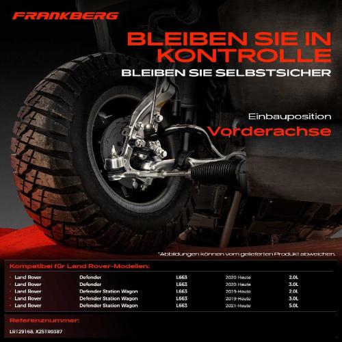 2x Spurstange Vorderachse für Land Rover Defender Station Wagon Van 2.0L 3.0L 5.0L Bj ab 2019 Bild 2x Spurstange Vorderachse für Land Rover Defender Station Wagon Van 2.0L 3.0L 5.0L Bj ab 2019