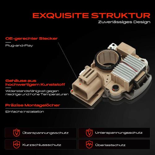 1x Lichtmaschinenregler Generatorregler für Mazda 6 Hatchback GG Stufenheck GG GY Bild 1x Lichtmaschinenregler Generatorregler für Mazda 6 Hatchback GG Stufenheck GG GY