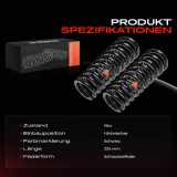 2x Fahrwerksfeder Hinterachse für Mercedes-Benz S124 E-Klasse W124 A124 C124 S124 1985-1997