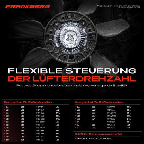 1x Lüfterkupplung Kühlerlüfte für BMW E24 E28 E30 E34 E36 E39 Z3 Z1 Bild 1x Lüfterkupplung Kühlerlüfte für BMW E24 E28 E30 E34 E36 E39 Z3 Z1