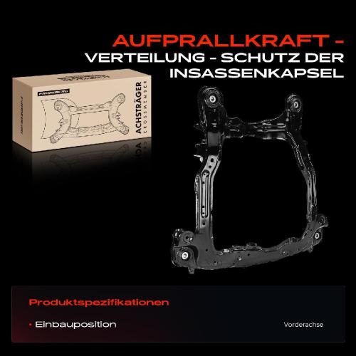 1x Achskörper Achsträger Motorträger Vorderachse für KIA Sportage Hyundai Tucson 2.0L 2004-2010 Bild 1x Achskörper Achsträger Motorträger Vorderachse für KIA Sportage Hyundai Tucson 2.0L 2004-2010