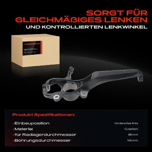 Frankberg 1x Achsschenkel Radaufhängung Vorderachse Links für VW Amarok 2HA 2HB S1B S6B S7A S7B Bild Frankberg 1x Achsschenkel Radaufhängung Vorderachse Links für VW Amarok 2HA 2HB S1B S6B S7A S7B