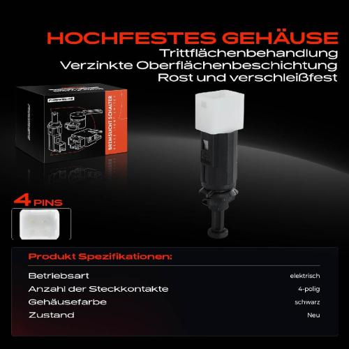 1x Bremslichtschalter für Opel Movano Vivaro A Renault Clio Espace Kangoo Laguna Bild 1x Bremslichtschalter für Opel Movano Vivaro A Renault Clio Espace Kangoo Laguna