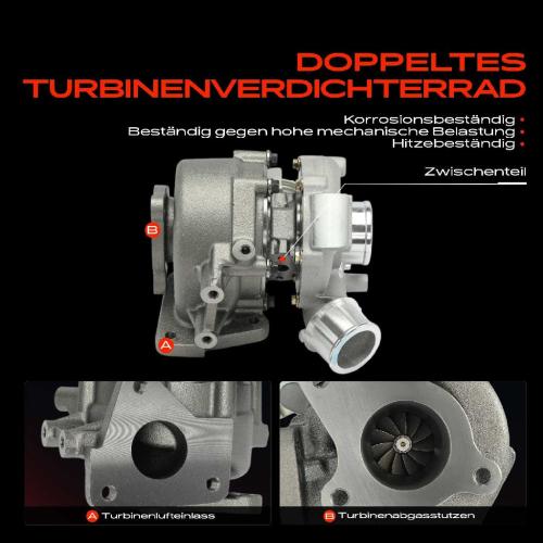 1x Abgasturbolader für Citroën C4 Aircross Mitsubishi ASX Van Lancer VIII VIII Sportback Peugeot 4008 Bild 1x Abgasturbolader für Citroën C4 Aircross Mitsubishi ASX Van Lancer VIII VIII Sportback Peugeot 4008