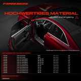 1x Türfeststeller Türfangband Türstopper Vorne für Honda Civic VII Hatchback Coupe Stufenheck