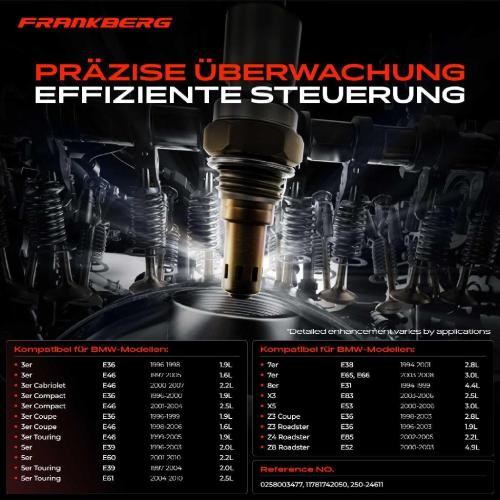 1x Lambdasonde Regelsonde/Diagnosesonde Vor/Nach Katalysator für BMW 3er E46 E36 E38 E39 7er 8er X3 Z3 Bild 1x Lambdasonde Regelsonde/Diagnosesonde Vor/Nach Katalysator für BMW 3er E46 E36 E38 E39 7er 8er X3 Z3