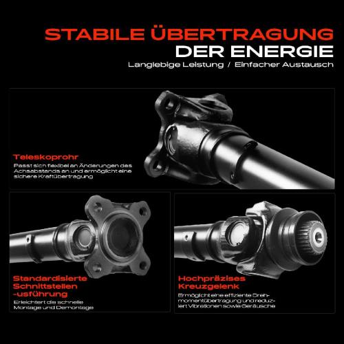 Frankberg 1x Kardanwelle Gelenkwelle Vorderachse für BMW X5 E70 F15 F85 X6 E71 E72 3.0L 4.8L 4.4L 2.0L 2006-2018 Bild Frankberg 1x Kardanwelle Gelenkwelle Vorderachse für BMW X5 E70 F15 F85 X6 E71 E72 3.0L 4.8L 4.4L 2.0L 2006-2018