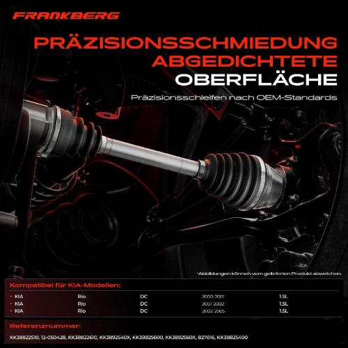 1x Antriebswelle Gelenksatz Vorderachse für KIA Rio DC Schrägheck Stufenheck Bild 1x Antriebswelle Gelenksatz Vorderachse für KIA Rio DC Schrägheck Stufenheck