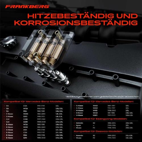Frankberg 1x Zündmodul Zündspule für Mercedes-Benz C124 W124 S124 W202 S202 C208 A208 W210 A124 S210 W463 W163 Bild Frankberg 1x Zündmodul Zündspule für Mercedes-Benz C124 W124 S124 W202 S202 C208 A208 W210 A124 S210 W463 W163