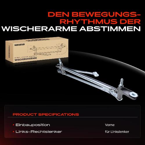 1x Wischergestänge Vorne für KIA Sportage JE KM 2004-2023 Bild 1x Wischergestänge Vorne für KIA Sportage JE KM 2004-2023