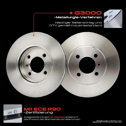 Frankberg 2x Bremsscheiben Vorderachse für BMW 3er Cabriolet Touring Z1 Roadster E30 1982-1994 Bild Frankberg 2x Bremsscheiben Vorderachse für BMW 3er Cabriolet Touring Z1 Roadster E30 1982-1994