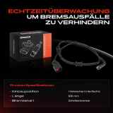 1x Warnkontakt Bremsbelagverschleiß Hinterachse für Jaguar F-Type Cabriolet Coupe X152 Bj ab 2012