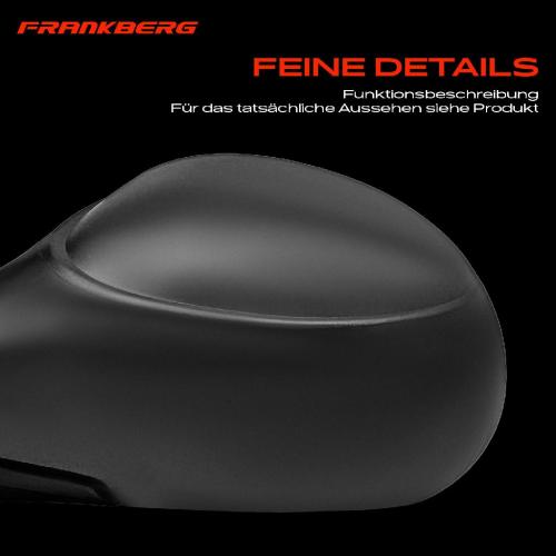 Frankberg 1x Außenspiegel Links für Peugeot 206 Schrägheck 206 Van 2A/C 1998-2009 Bild Frankberg 1x Außenspiegel Links für Peugeot 206 Schrägheck 206 Van 2A/C 1998-2009