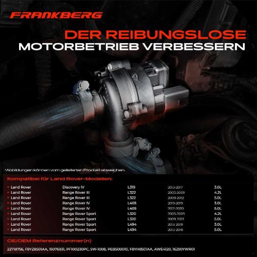 1x Zusatzwasserpumpe Standheizung für Land Rover Range Rover III IV Sport Discovery Bild 1x Zusatzwasserpumpe Standheizung für Land Rover Range Rover III IV Sport Discovery