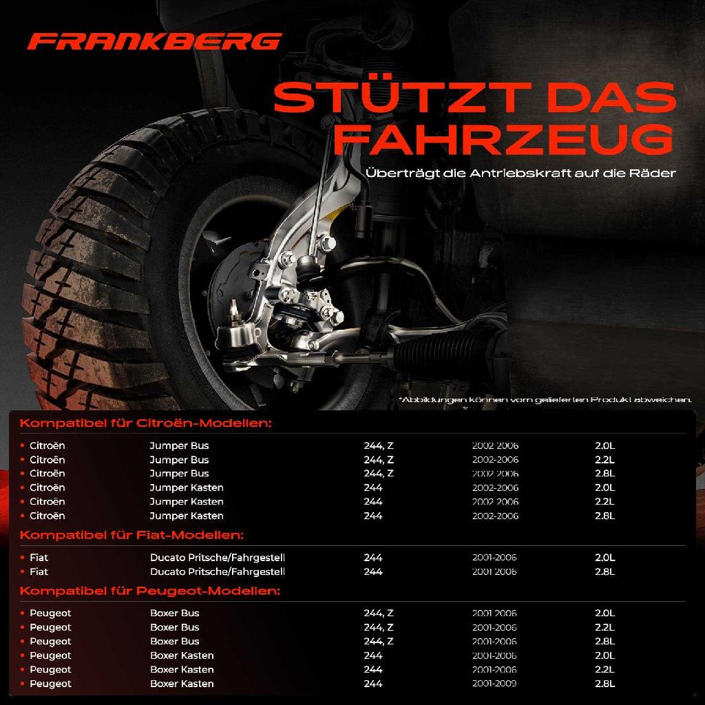 1x Achsschenkel Radaufhängung Vorderachse Rechts für Citroën Jumper Fiat Ducato Peugeot Boxer 244