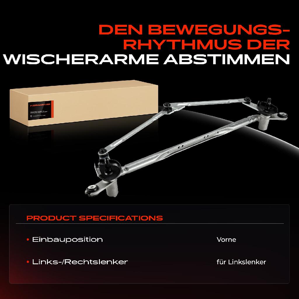 1x Wischergestänge Vorne für KIA Sorento II XM 2.2L 2011-2015