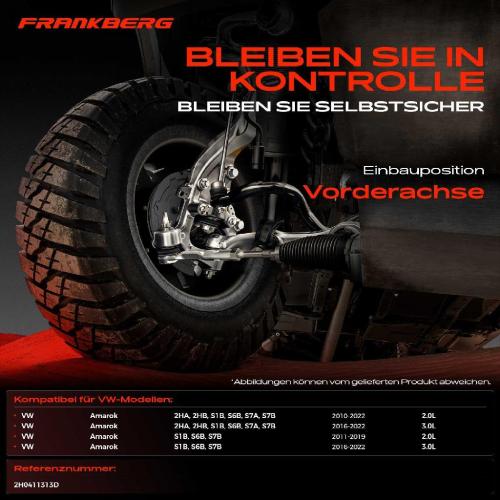 2x Lagerbuchse Vorderachse für VW Amarok 2HA 2HB S1B S6B S7A S7B Amarok Pritsche/Fahrgestell S1B S6B S7B Bild 2x Lagerbuchse Vorderachse für VW Amarok 2HA 2HB S1B S6B S7A S7B Amarok Pritsche/Fahrgestell S1B S6B S7B