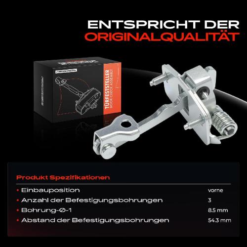 1x Türfeststeller Türfangband Türstopper Vorne für Citroën C2 JM 2003-2012 Bild 1x Türfeststeller Türfangband Türstopper Vorne für Citroën C2 JM 2003-2012