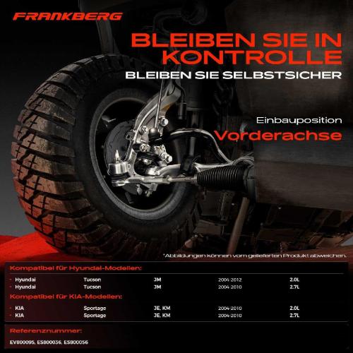 1x Querlenker Satz Vorderachse für Hyundai Tucson JM Tucson Kasten/SUV KIA Sportage JE KM 2.0L 2.7L 2004-2012 Bild 1x Querlenker Satz Vorderachse für Hyundai Tucson JM Tucson Kasten/SUV KIA Sportage JE KM 2.0L 2.7L 2004-2012
