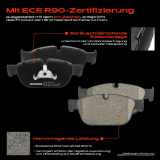 4x Bremsbeläge Vorderachse für Citroën C5 III Break C6 DS4 DS5 DS DS4/DS4 Crossback Peugeot 308 CC