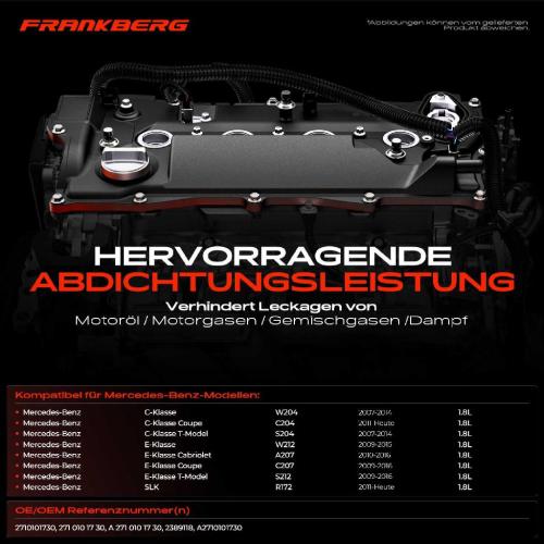 1x Ventildeckel Zylinderkopfhaube für Mercedes-Benz W204 C204 W212 S212 A207 C207 R172 Bild 1x Ventildeckel Zylinderkopfhaube für Mercedes-Benz W204 C204 W212 S212 A207 C207 R172