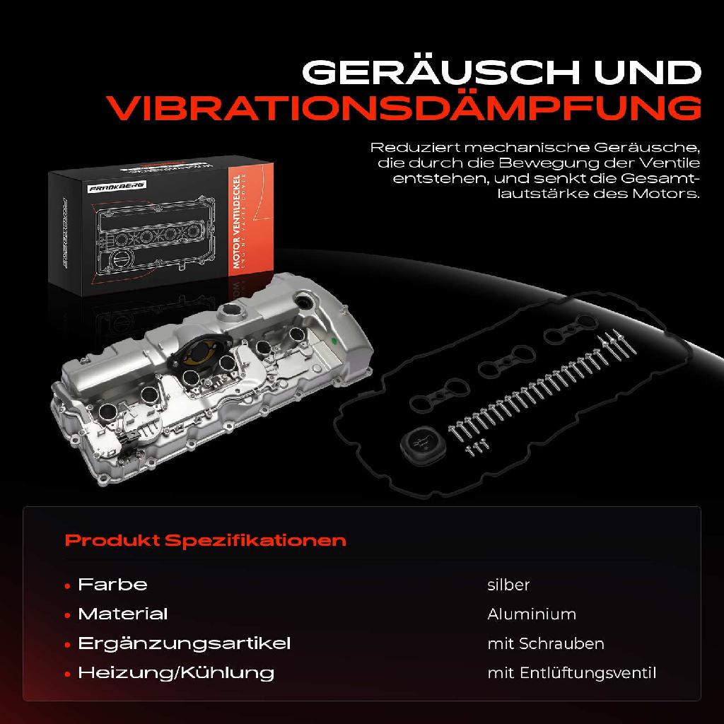 1x Ventildeckel Zylinderkopfhaube für BMW 3er E90 E91 E93 1er E81 E87 F10 E83 L6