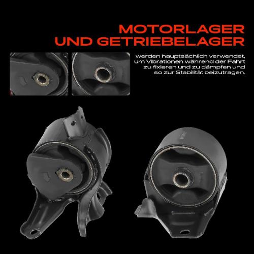 2x Motorlager Getriebelagerlager Vorne Links für Hyundai Grandeur TG 3.3L Bild 2x Motorlager Getriebelagerlager Vorne Links für Hyundai Grandeur TG 3.3L