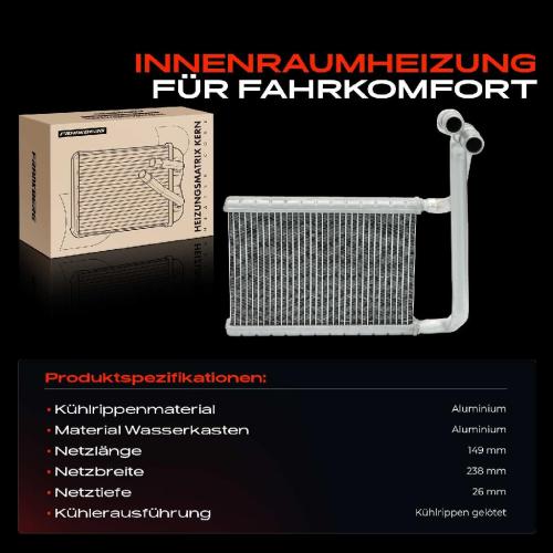 1x Wärmetauscher Innenraumheizung für Ford Tourneo Transit V362 V363 1.0L 2.0L 2.2L Bild 1x Wärmetauscher Innenraumheizung für Ford Tourneo Transit V362 V363 1.0L 2.0L 2.2L