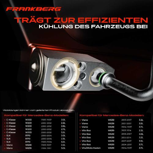 1x Expansionsventil Klimaanlage für Mercedes-Benz W203 S203 CL203 W463 W639 SLK Bild 1x Expansionsventil Klimaanlage für Mercedes-Benz W203 S203 CL203 W463 W639 SLK