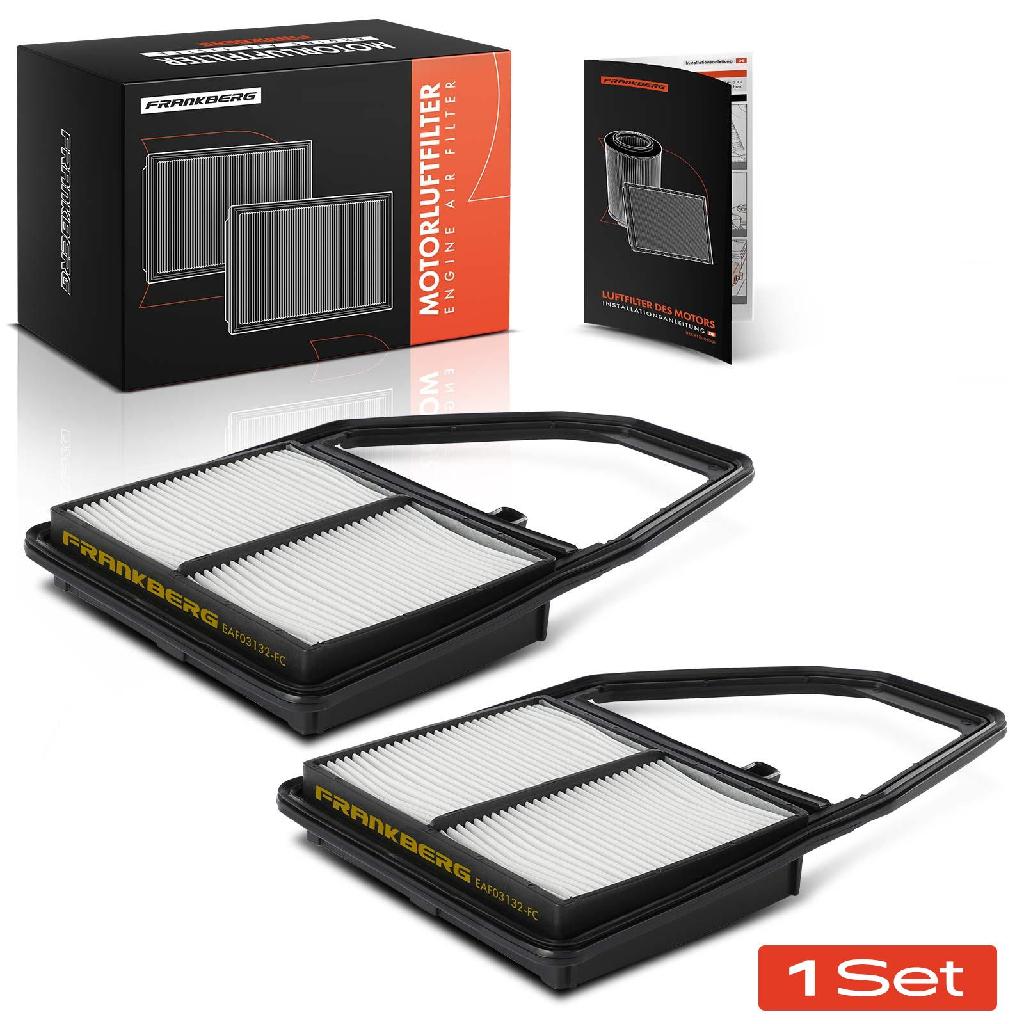 2x Luftfilter Filtereinsatz für Honda Civic 7 Coupe FR-V BE STREAM RN 2000-2009