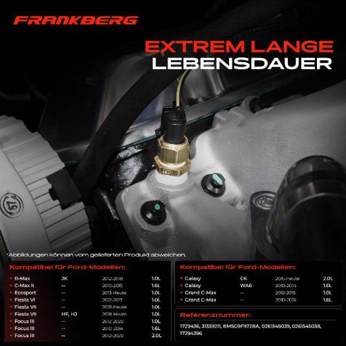 1x Sensor Kraftstoffdruck Drucksensor für Ford Fiesta Focus Mondeo Volvo S60 V40 Bild 1x Sensor Kraftstoffdruck Drucksensor für Ford Fiesta Focus Mondeo Volvo S60 V40